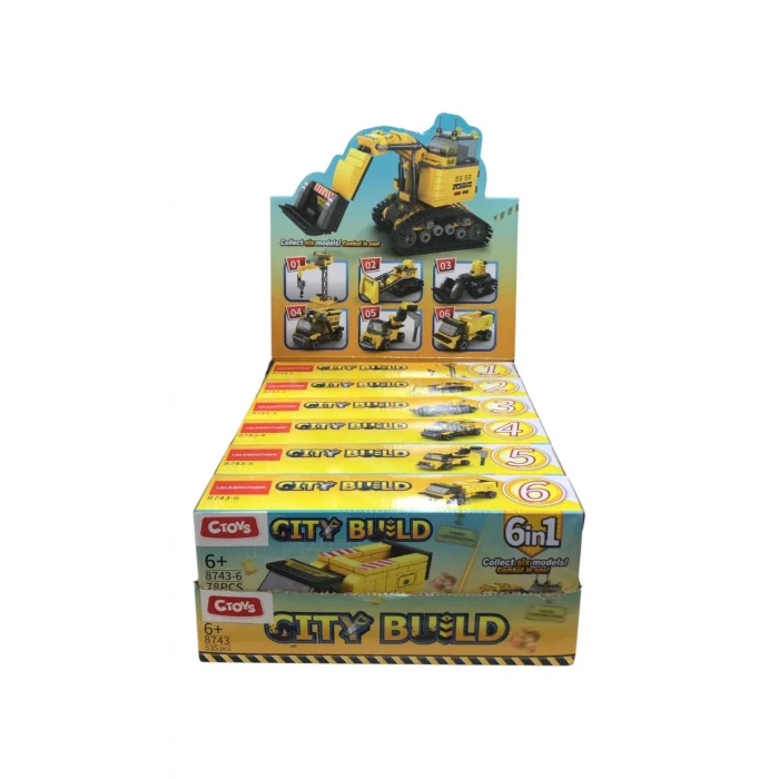 İŞ MAKİNASI BLOKLAR 6LI STANT*144