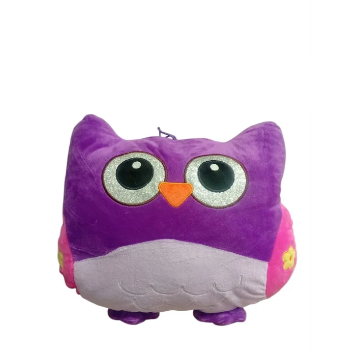 40 CM RENKLİ BAYKUŞ YASTIK