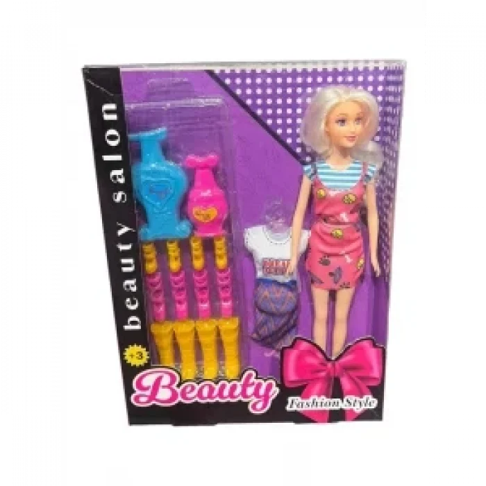 AYAKKABILI YEDEK ELBİSELİ BEBEK*48