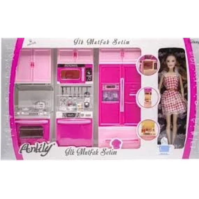 UCLU BEBEKLI DOLAP SETI*10