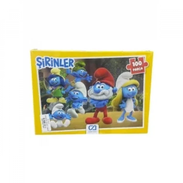 ŞİRİNLER PUZZLE 100*24