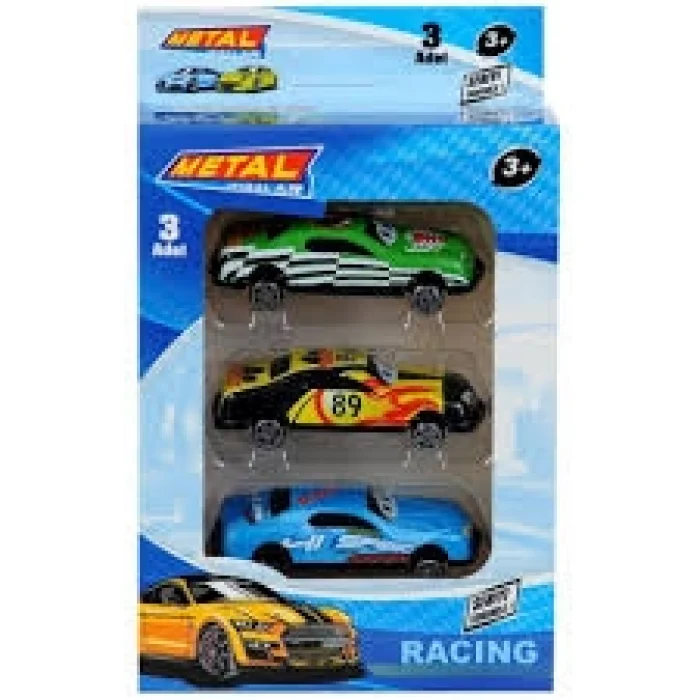 3 LÜ METAL ARABA KUT SET*144