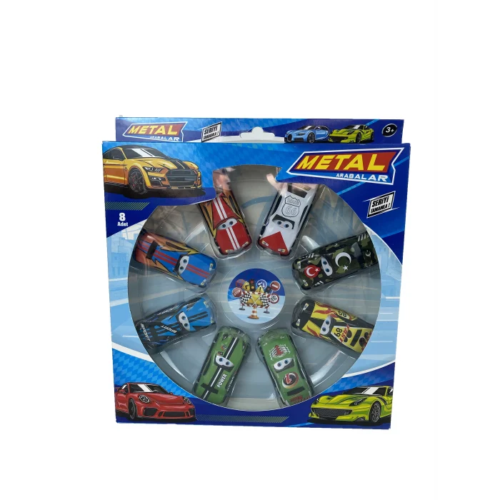 8 Lİ KUTU METAL ARABALAR*96