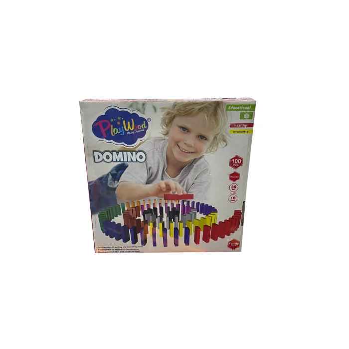 AHŞAP DOMİNO KUTULU*24