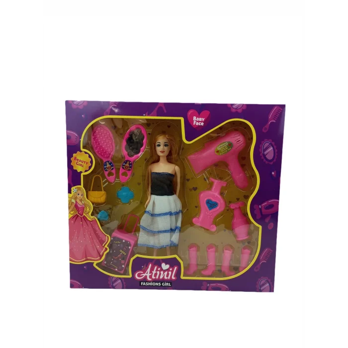 ATİNİL FÖN BAVULLU BEBEK *36