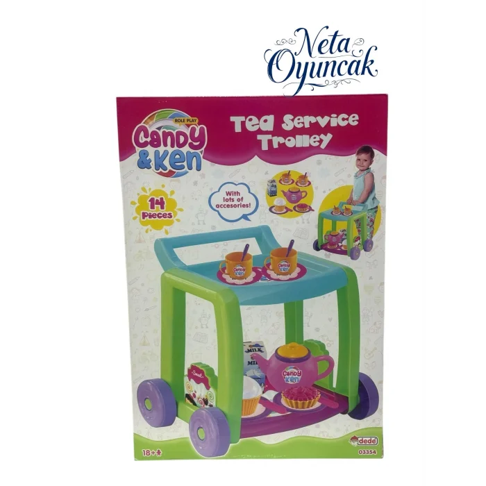 CANDY ÇAY SERVİS ARABASI 14 PRC*8