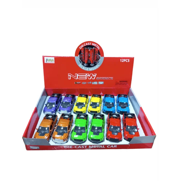 ÇEK-BIRAK IŞIKLI SESLİ METAL ARABA *12*144