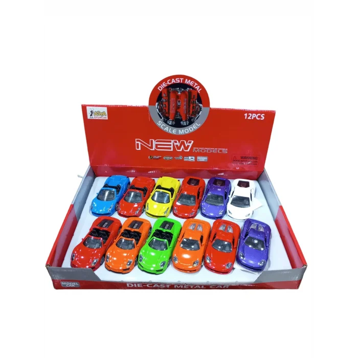 ÇEK-BIRAK IŞIKLI SESLİ METAL ARABA *12*144