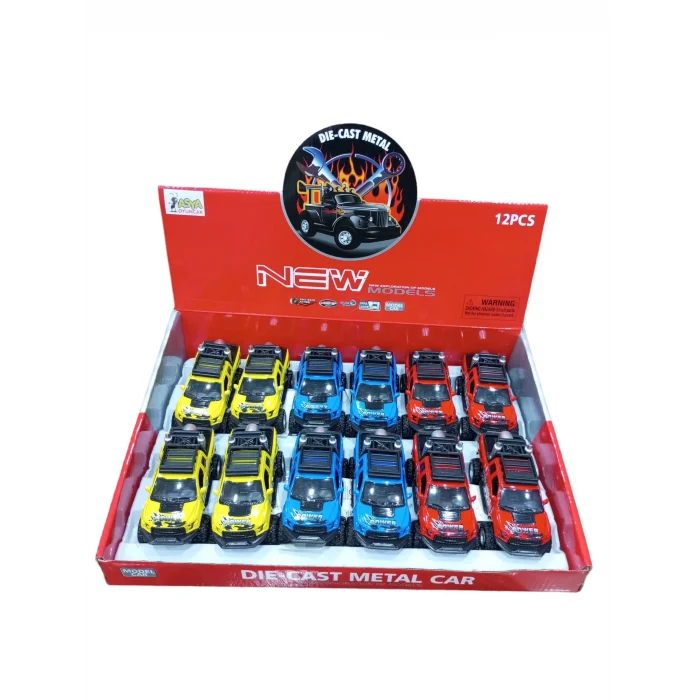 ÇEK-BIRAK IŞIKLI SESLİ METAL ARABA *12*144