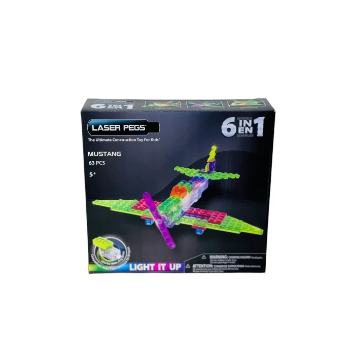 IŞIKLI LEGOLU UÇAK MUSTANG *12