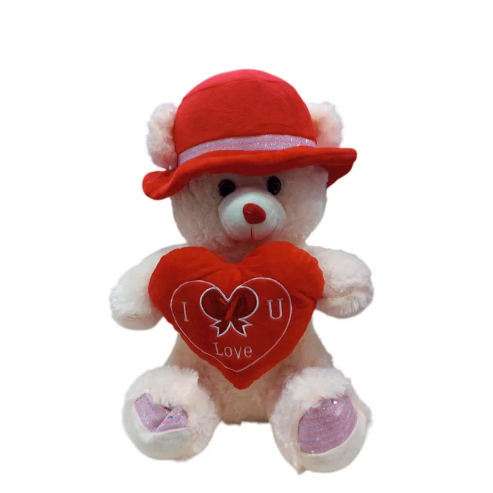 KALPLİ ŞAPKALI AYICIK 40 CM*30