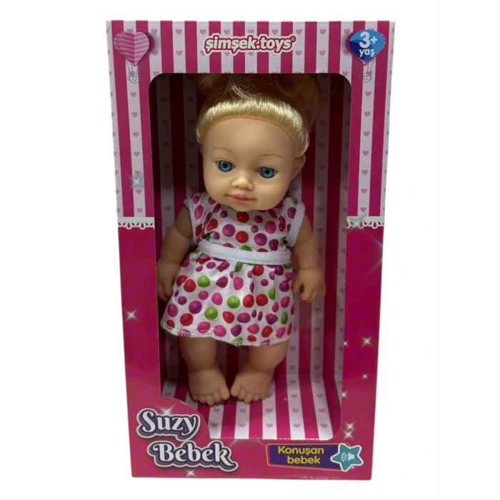 KONUŞAN SUZY BEBEK SAÇLI 30 CM KUTULU*45