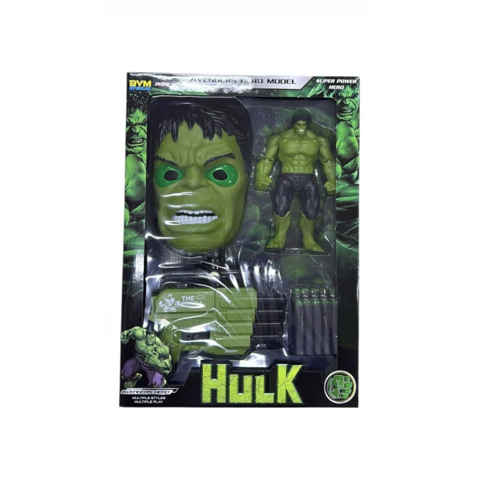 KUT.MASKE-HULK-DART ATICI SETİ*24