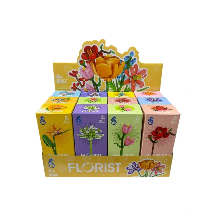 KUTUDA 12Lİ ÇİÇEK LEGO*144