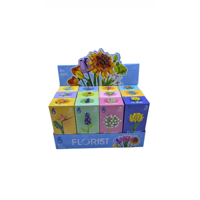 KUTUDA 12Lİ ÇİÇEK LEGO*144