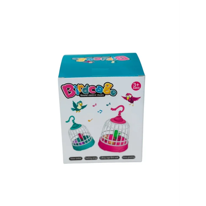 KUTULU IŞIKLI KAFESTE KUŞ *96