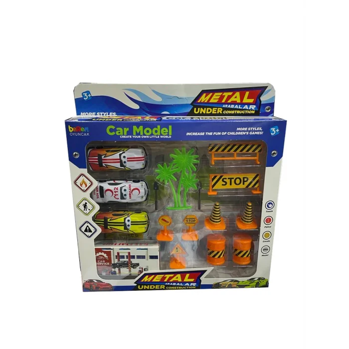 KUTULU METAL TRAFİK SET*72