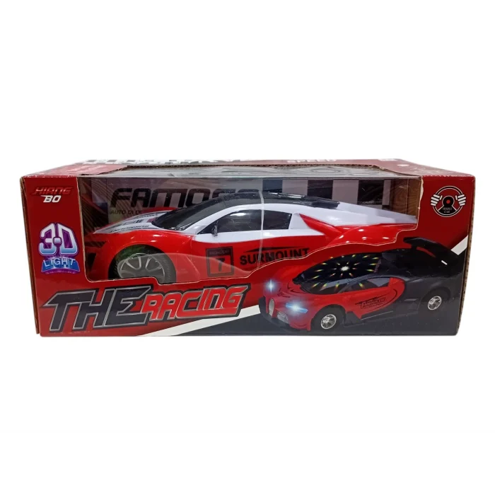 KUTULU PİLLİ 3D MÜZİKLİ ARABA *72