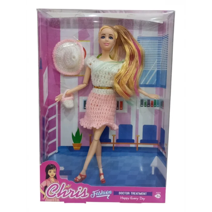 ÖRGÜ ELBİSELİ BEBEK*53