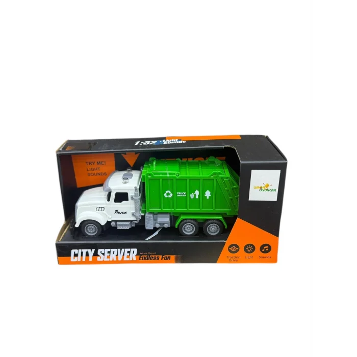 PİLLİ IŞIKLI ÇÖP ARABASI