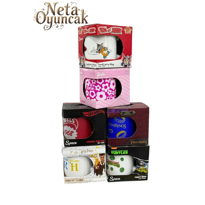 SPACE LISANSLI SERAMIK KUPA MIX*36