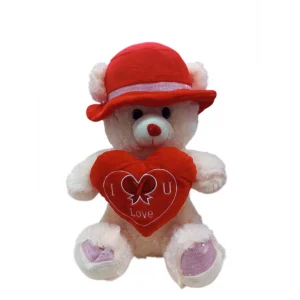 KALPLİ ŞAPKALI AYICIK 40 CM*30