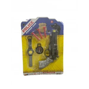 KARTELA SAATLİ TABANCA SETİ*100