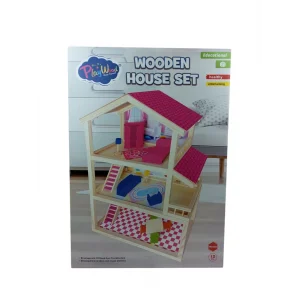 KUTUDA AHŞAP EV SETİ*3