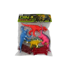 PVC DE DİNAZOR SETİ RENKLİ*144