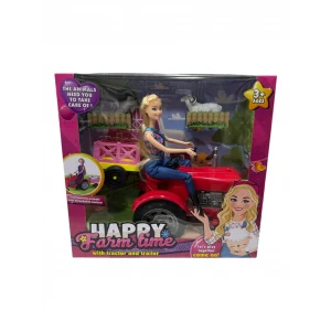 TRAKTÖR SÜREN BARBİLİ ÇİFTÇİ SETİ*12