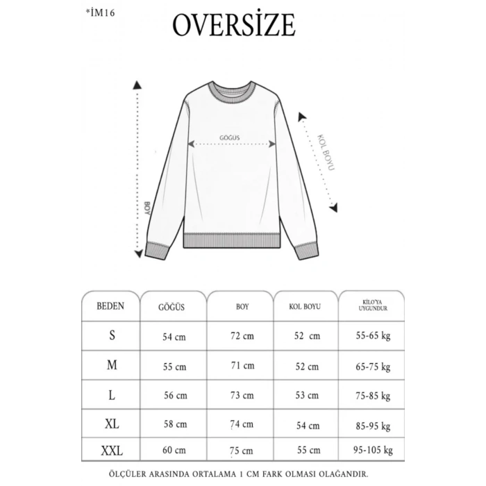 Yıldırım Baskılı Bisiklet Yaka SweatShirt - Siyah