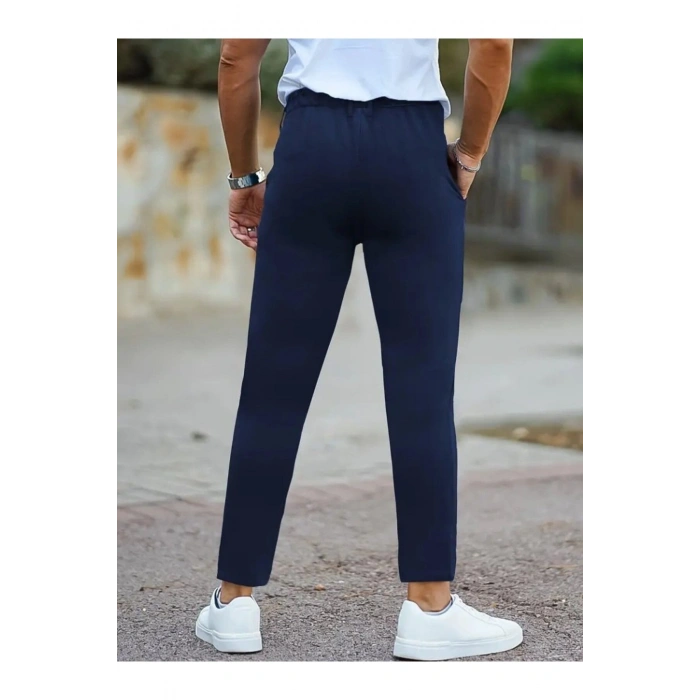 Erkek Cepli Slimfit Atlas Pantolon