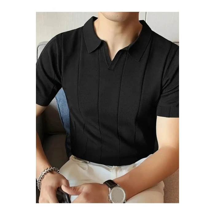 Erkek Kısa Kollu Polo Yakalı Triko Tshirt