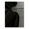 Kışlık Bisiklet Yaka Üç İplik Basic SweatShirt - Siyah