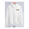 Kışlık Üç İplik Kapşonlu SweatShirt - Beyaz