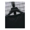 Baskılı Oversize Bisiklet Yaka T-shirt - Siyah