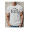 Erkek Jehova Baskılı Süprem T-shirt