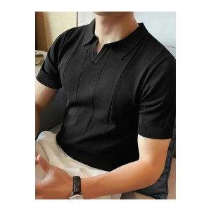 Erkek Kısa Kollu Polo Yakalı Triko Tshirt