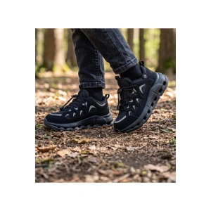 2345 Ortopedik Erkek Çocuk Siyah Suya Dayanıklı Rahat Sneaker