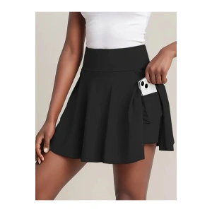 Kadın Yüksek Bel Cepli Sandy Short Etek