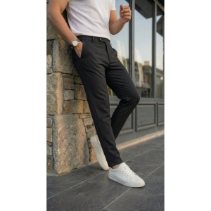 Erkek Slim Fit Dilli Kumaş Pantolon