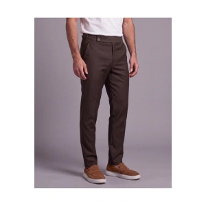 Erkek Toka Detaylı Kumaş Pantolon