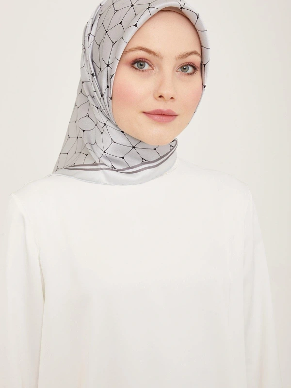 ARMİNE NOSTALJİ SURA İPEK EŞARP 24YA9166D03-02