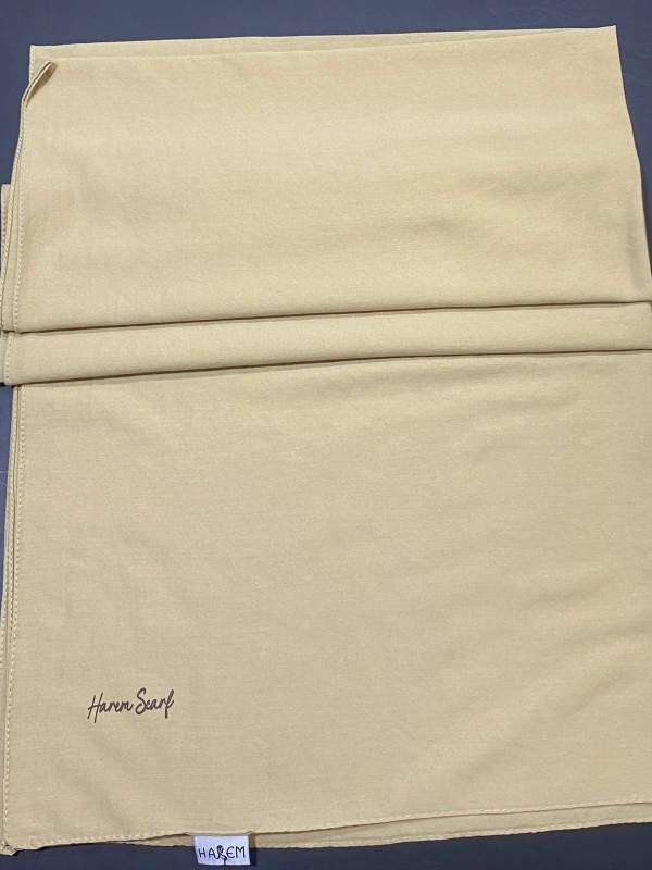 HAREM SCARF İNCİLA ŞAL-KOYU BEJ