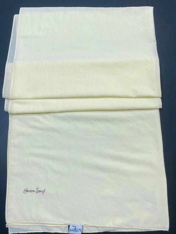 HAREM SCARF İNCİLA ŞAL-TEREYAĞI RENGİ