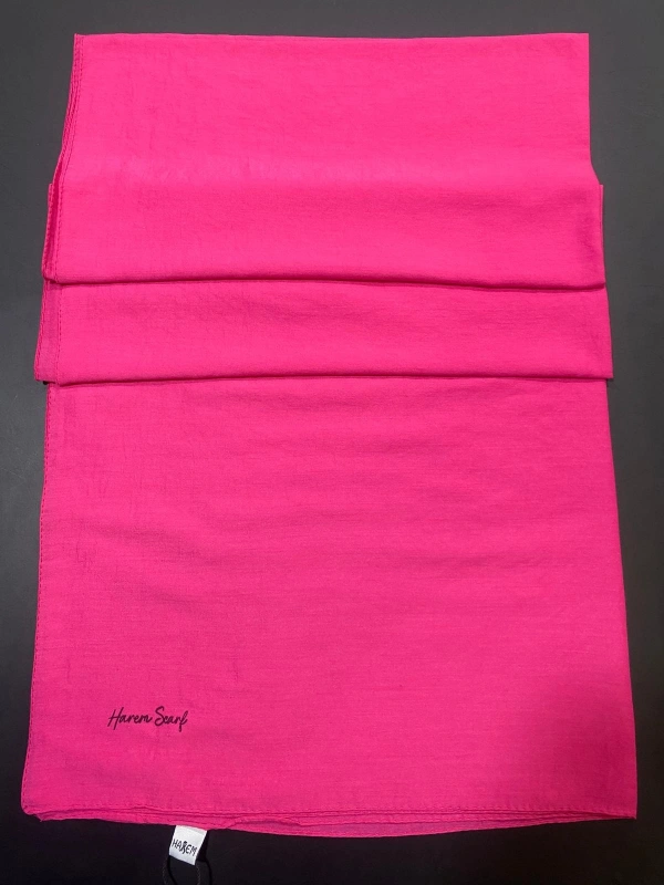 HAREM SCARF İNCİLA ŞAL-AÇIK FUŞYA