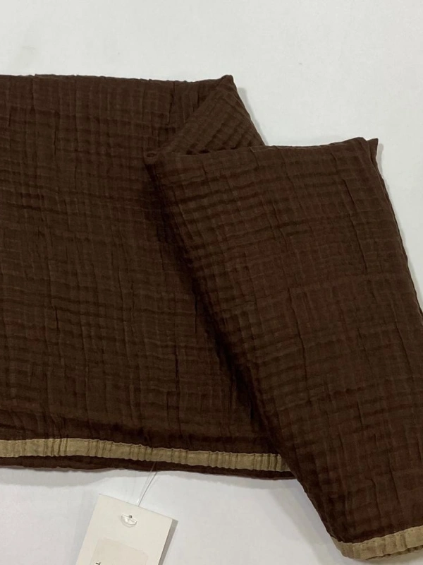 İPEKAL MÜSLİN ŞAL KAHVERENGİ KUM