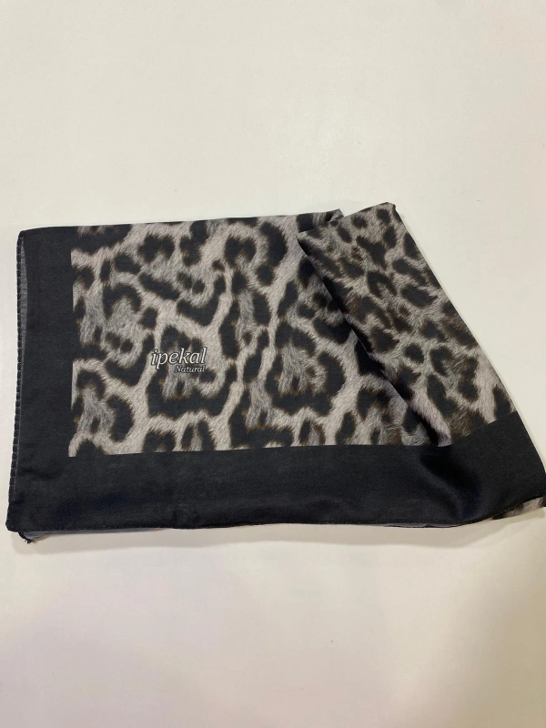 İPEKAL NATURAL LEOPAR DESEN SOFT ŞAL 3