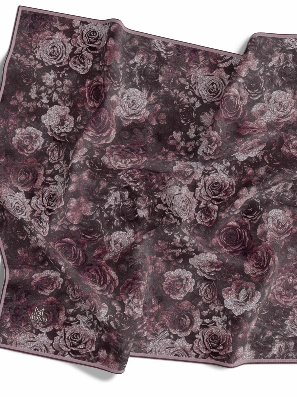 İPEKAL ORGANİK EŞARP GÜL DESENLİ 1002-03