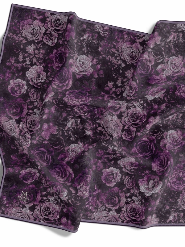 İPEKAL ORGANİK EŞARP GÜL DESENLİ 1002-09